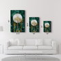 Wallity CAM-1066 Pintura Decorativa de Vidrio Templado Multicolor 46 x 72 cm